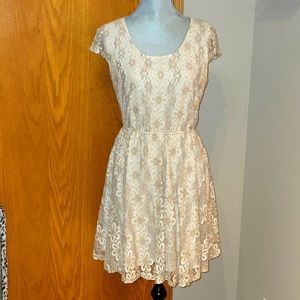Altar'd state nude lace dress